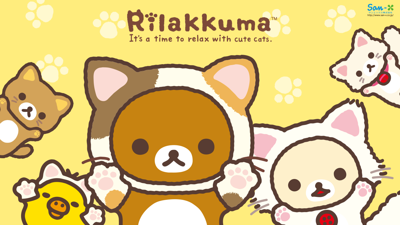 猫 高画質 リラックマ コリラックマ Pcデスクトップ壁紙 San X Rilakkuma 画像 Naver まとめ