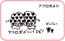 アフロ犬より