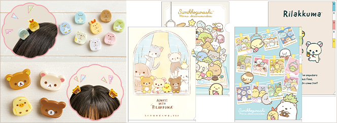 ミニヘアクリップ/クリアホルダー 4月下旬発売予定