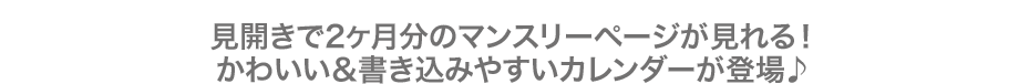 壁かけカレンダー(A4)