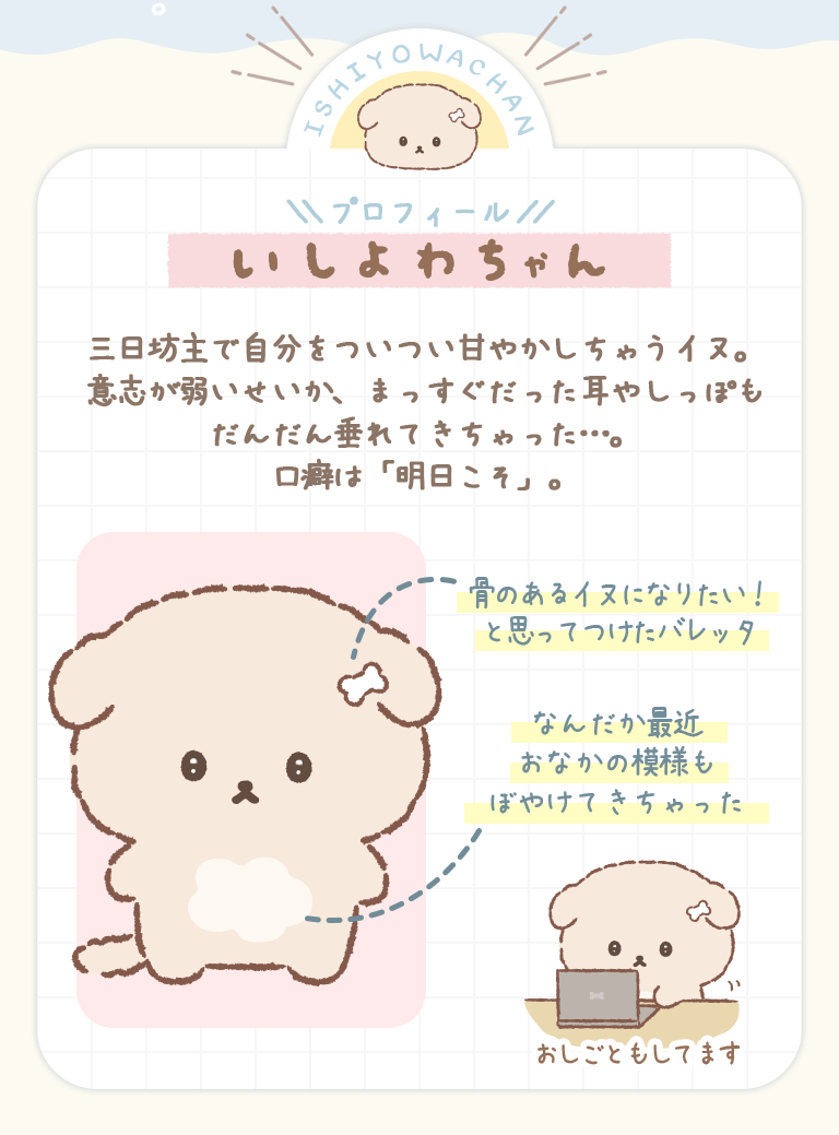 プロフィール　いしよわちゃん