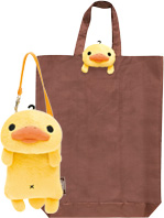 ぬいぐるみ付トートバッグ