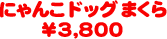 ɂ񂱃hbO܂@3,800