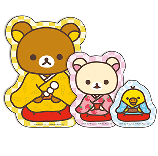 リラックマ 和リラックマ展限定 掛け軸 San-Xネット 和リラックマ展 ～はる・なつ・あき・ふゆでだら