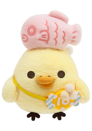ぬいぐるみバッジ　キイロイトリ