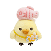 ぬいぐるみバッジ　キイロイトリ