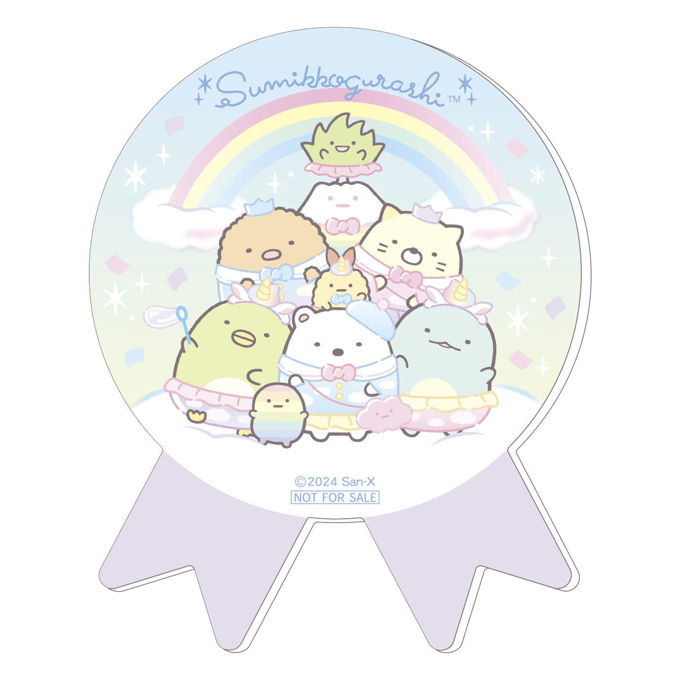 メダル風アクリルバッジ