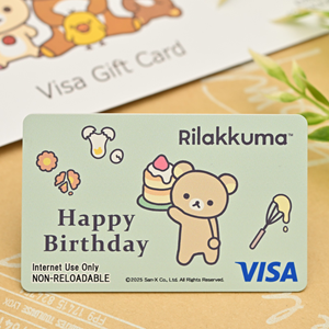 リラックマから6種類のVisaのギフトカードが登場！ | San-xネット