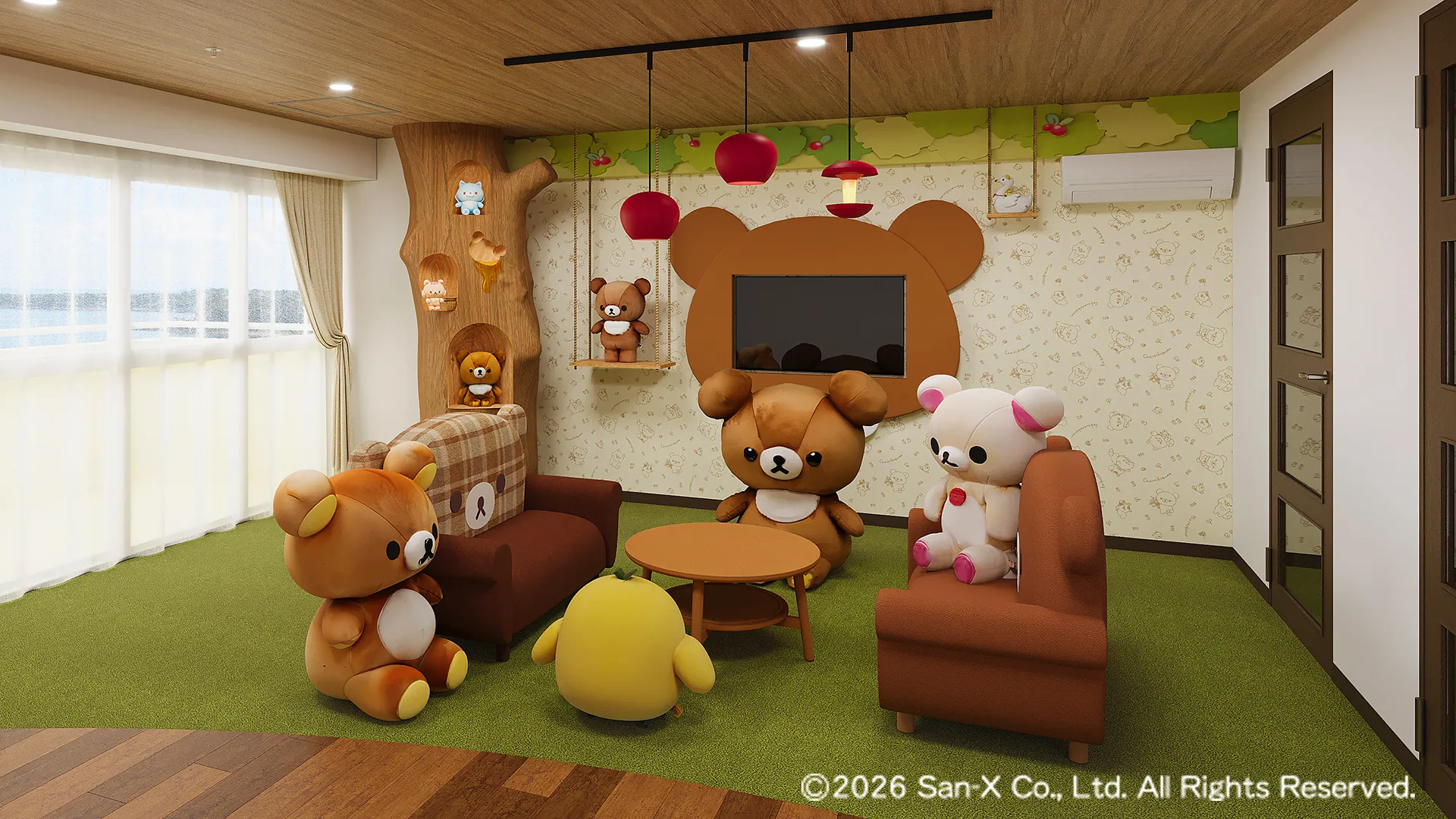 4月17日、マホロバに「チャイロイコグマルーム」オープン！ 