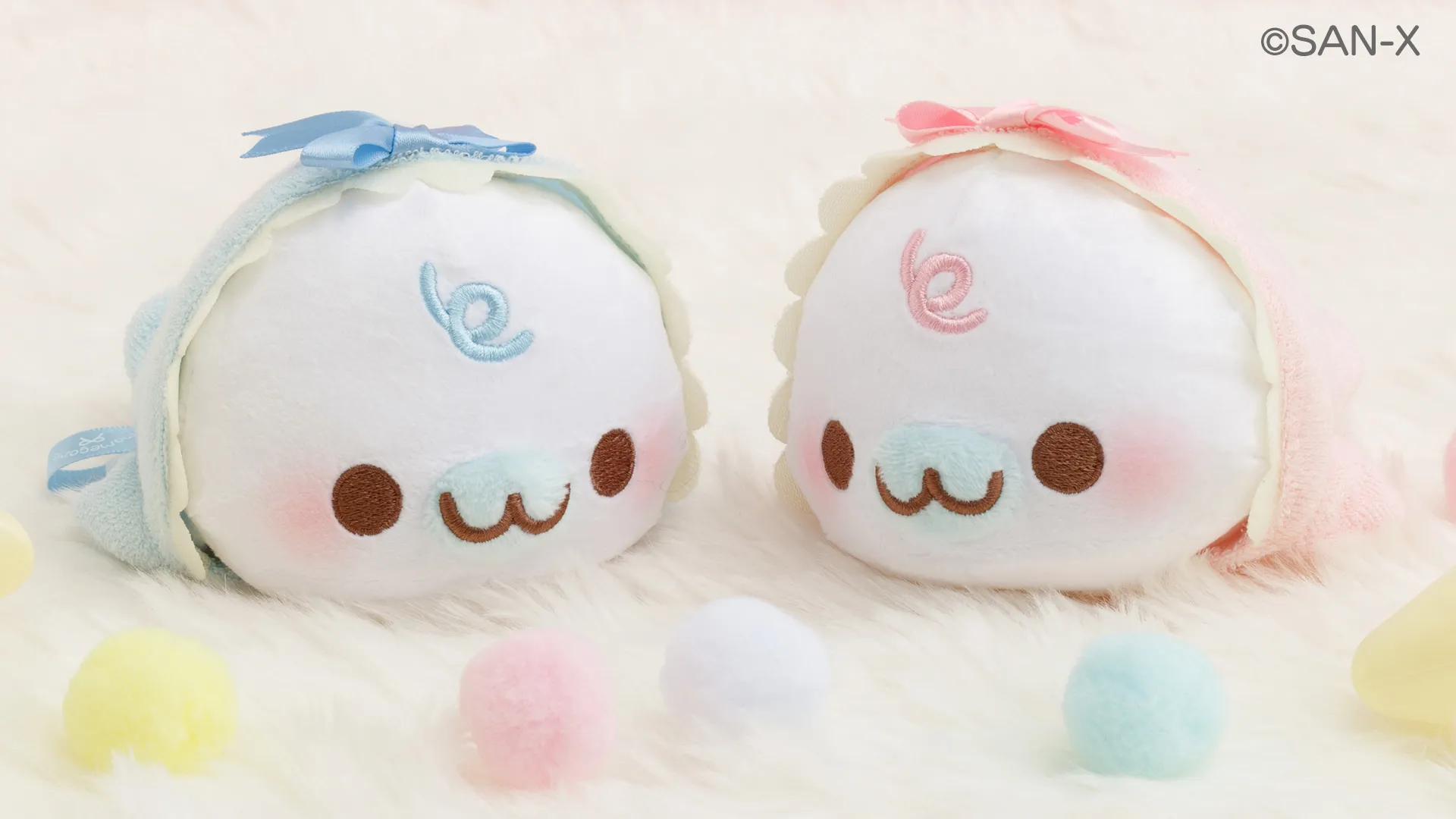 まめゴマ　ボアぬいぐるみ　みずゴマ　サンエックス　平成　レトロ♪ サンエックス - まめゴマ ボアぬいぐるみの通販 by りらくろ's shop