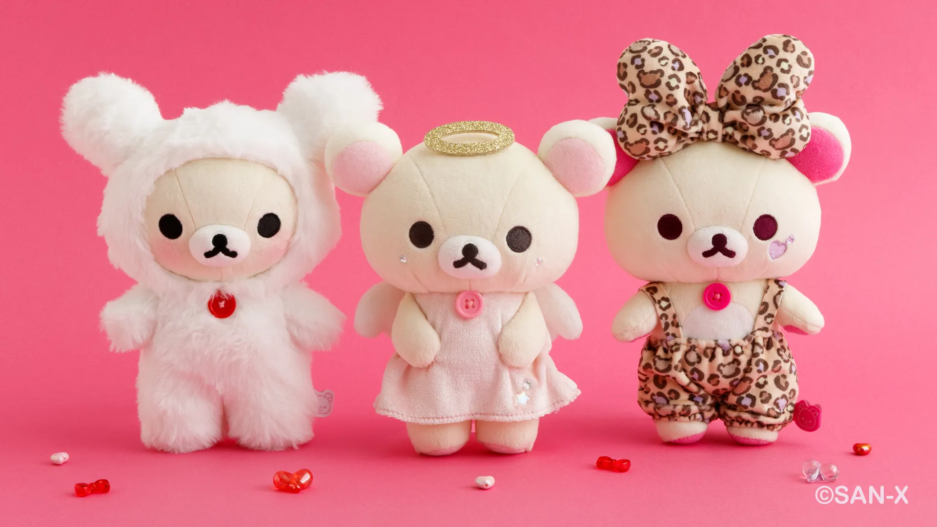 かわいさ、ぎゅっと3倍☆コリラックマいっぱいぬいぐるみセット