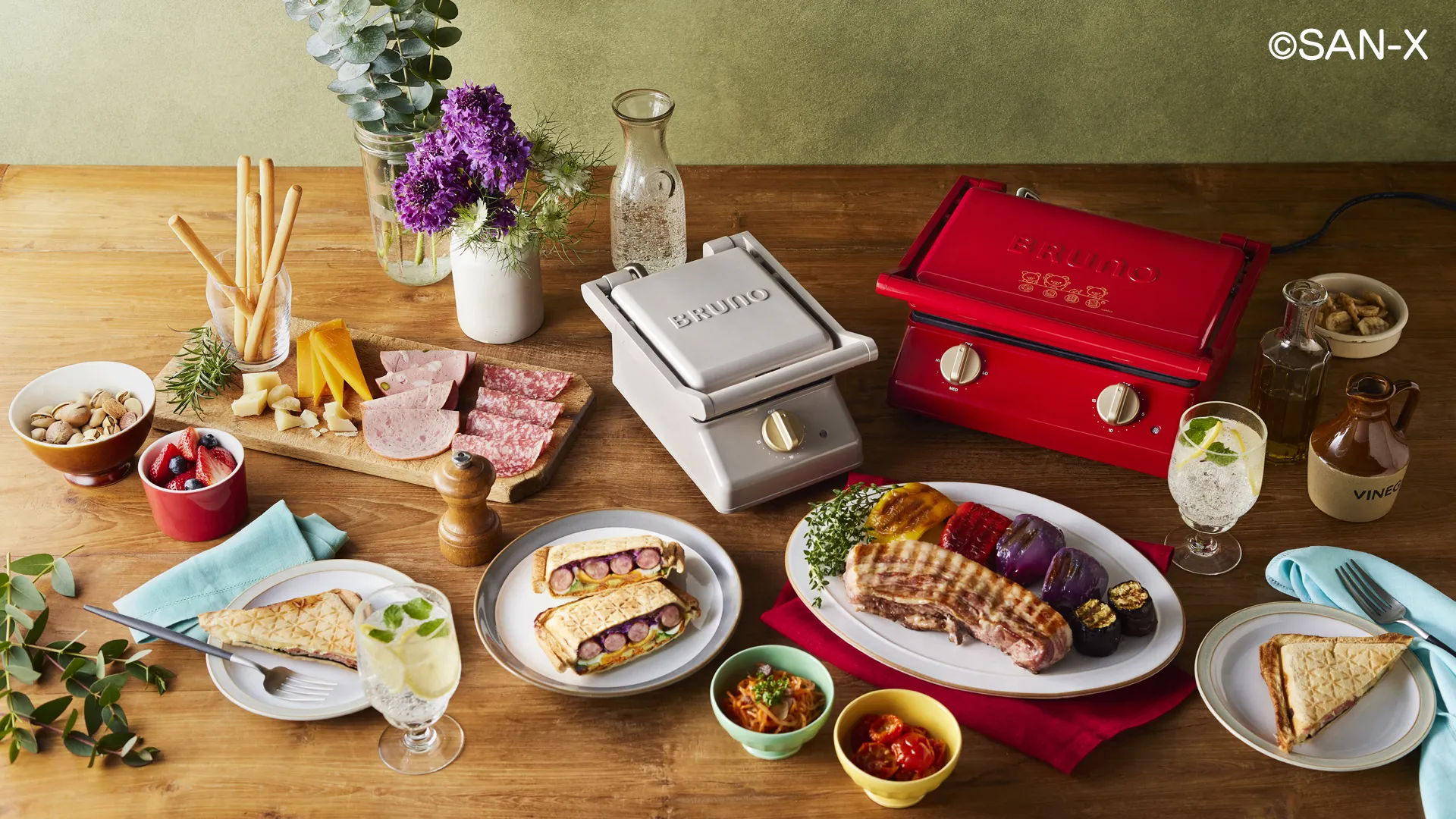 Make everyday meals even more fun ♪ Authentic grilled food with Rilakkuma Sumikkogurashi
