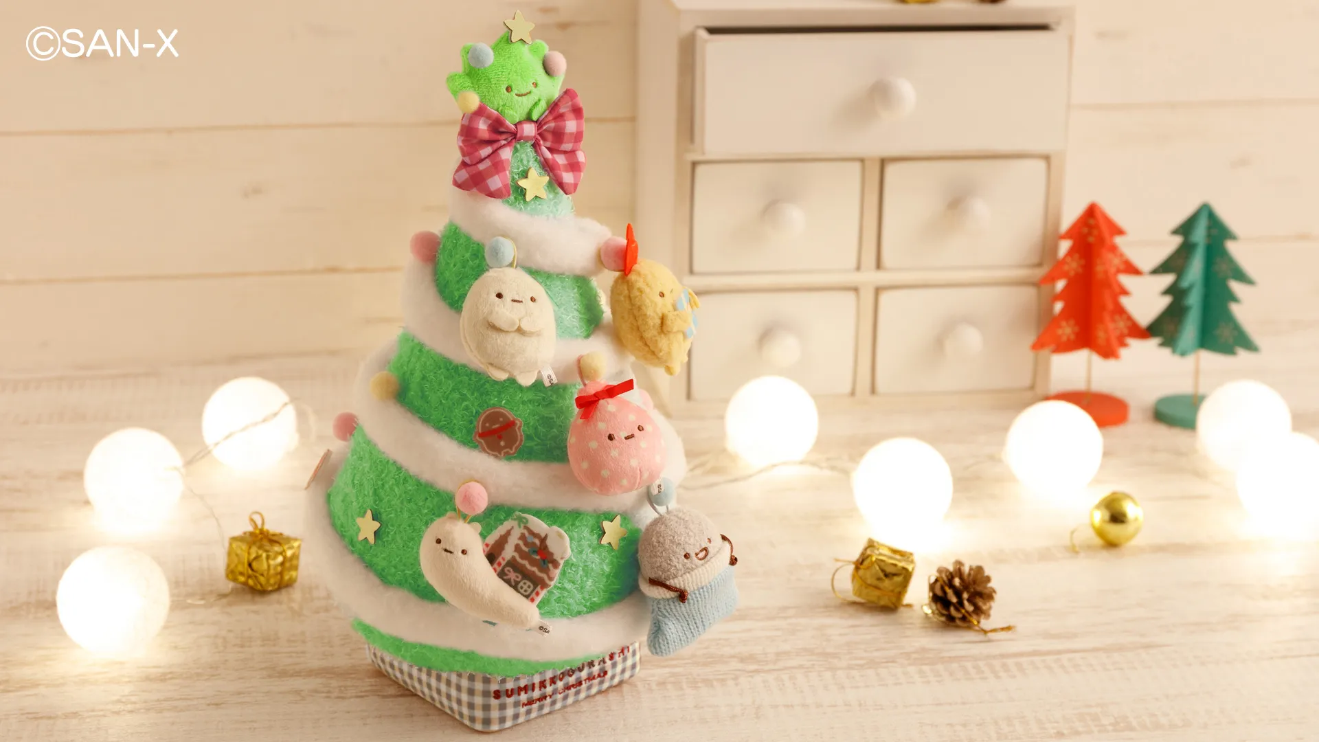ざっそうがツリーのてっぺんに♪みにっコたちを楽しく飾るクリスマスぬいぐるみ
