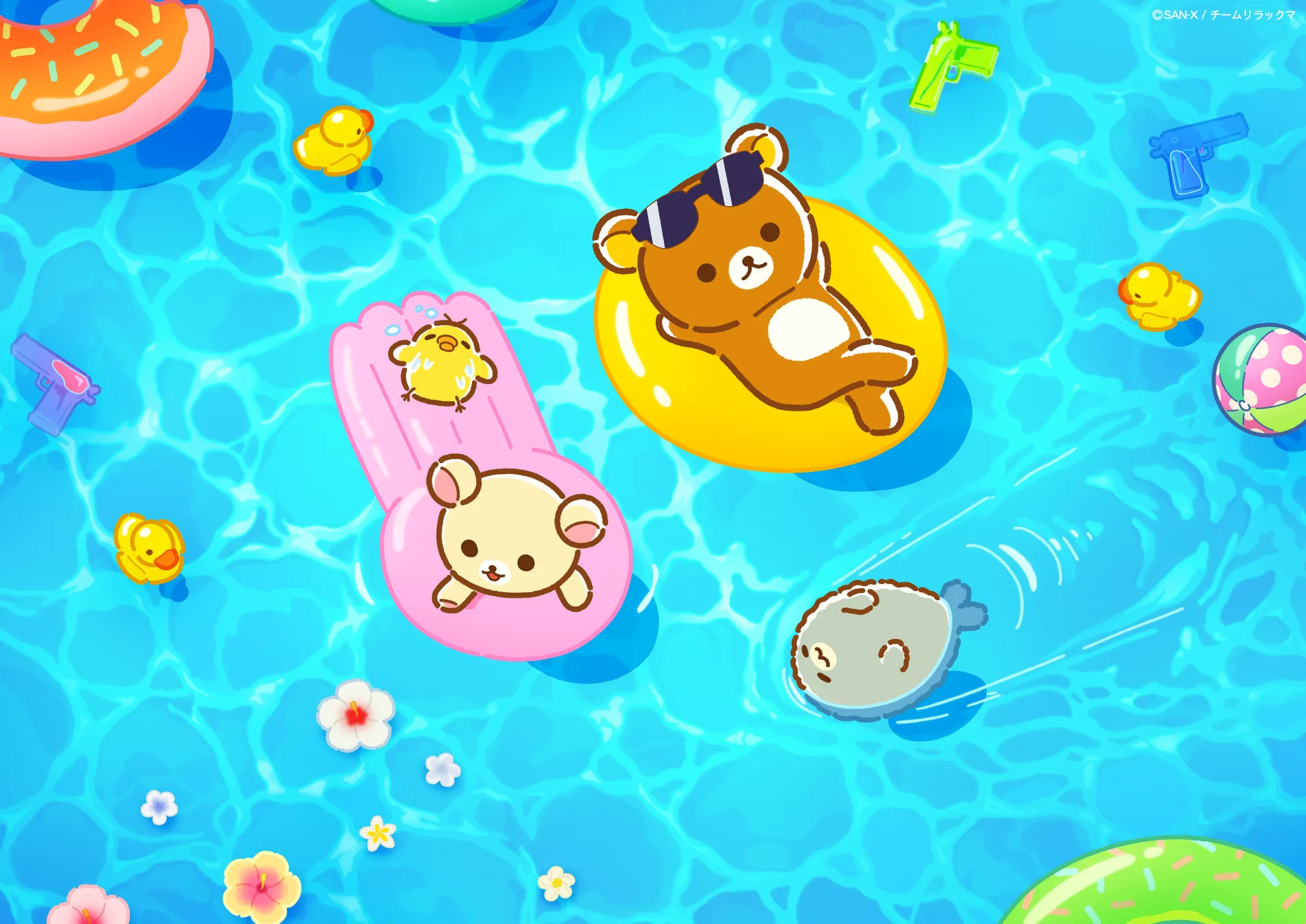 The ban on “summer enjoyment illustrations” by the anime “Rilakkuma” Production I.G has been lifted ♪