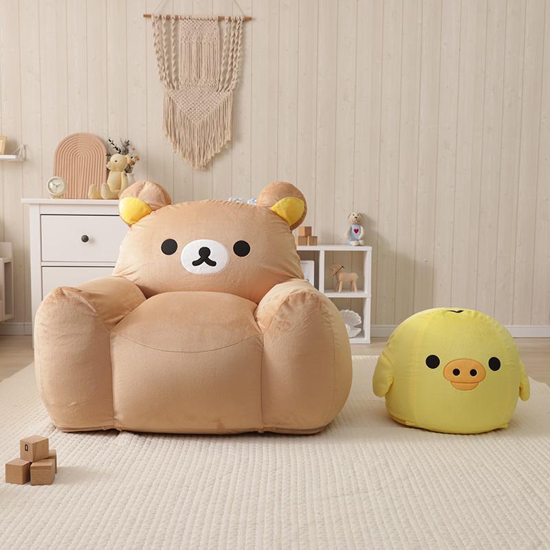 リラックマのもちもちソファとキイロイトリのオットマンが発売☆ | San