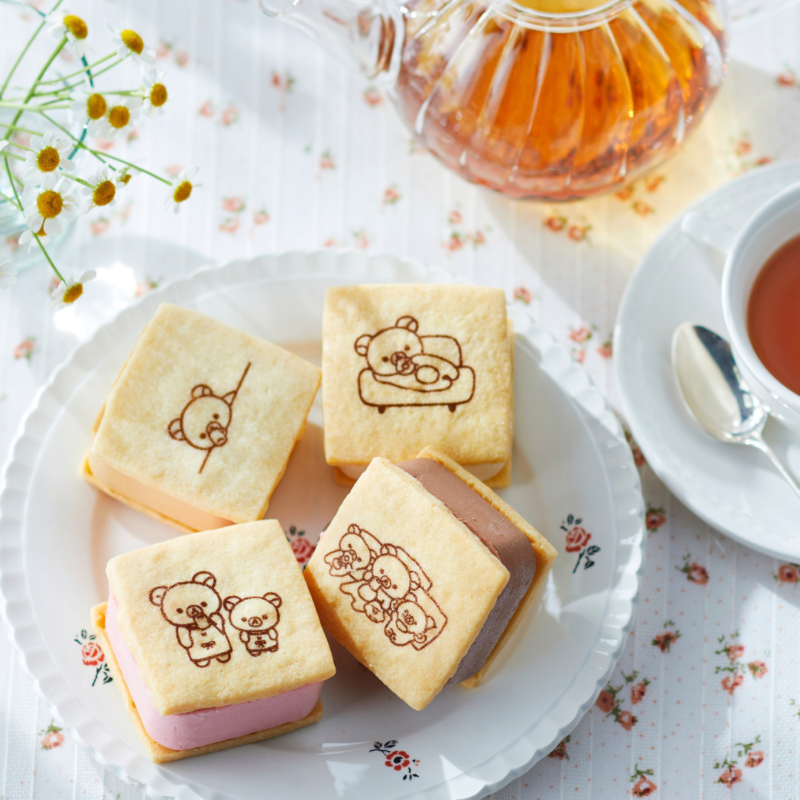 リラックマの「ごゆるりクッキーアイスサンド」が新発売♪ | San-xネット