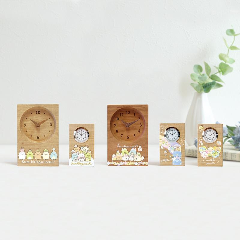 リラックマとすみっコぐらしの木製時計が登場☆ | San-xネット