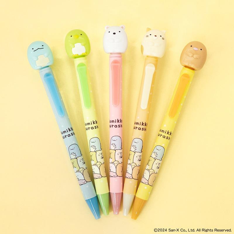 マスコットがゆれる！すみっコぐらしのボビングボールペンが登場 | San