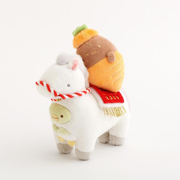 超激レア‼️希少‼️美品‼️新品❗ポテハムsan-xぬいぐるみ　ぽてざぶとん ふさふさたてがみ＆しっぽがポイント☆午モチーフのリラックマ