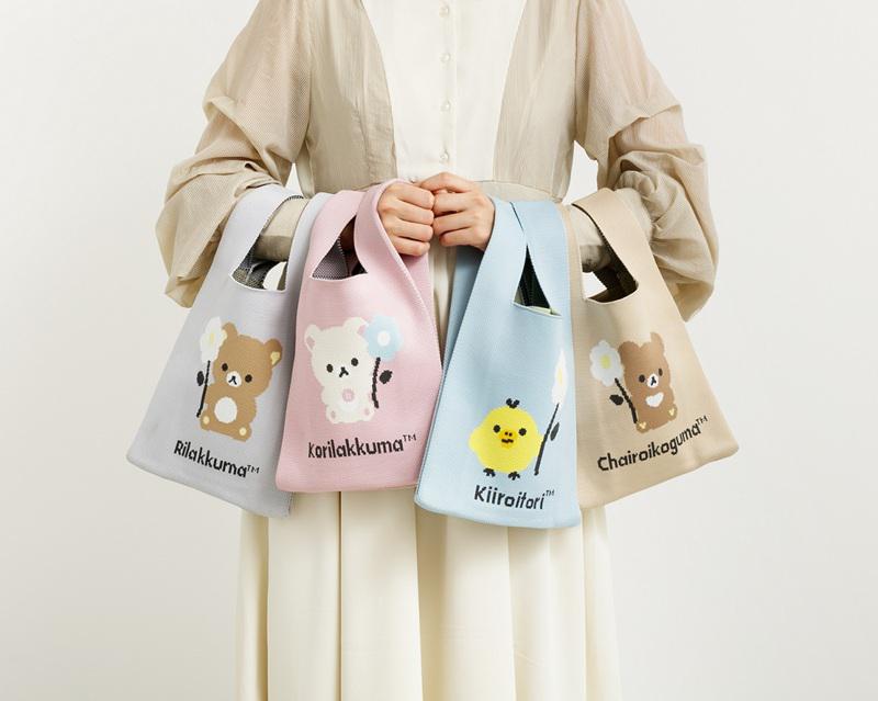 ネットショップ限定デザインも！トレンドの軽やかニットバッグ☆ | San